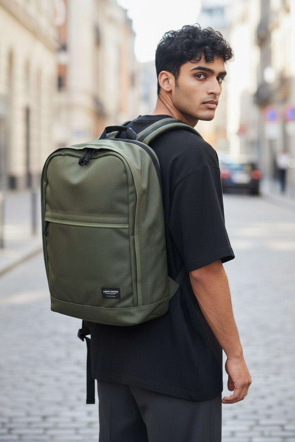 WONDER BAGGAGE GOODMANS trait pack カーキ